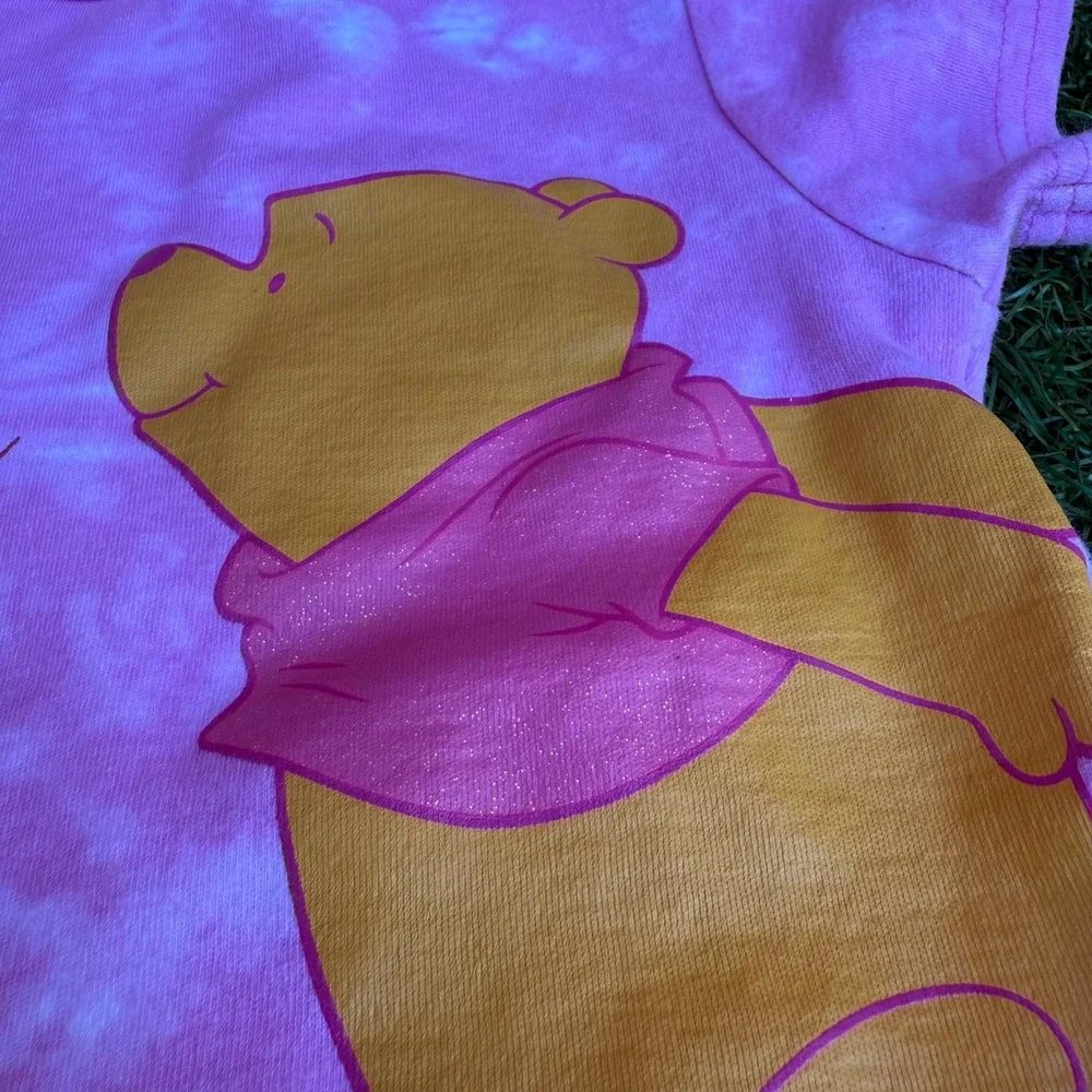 Disney Baby Winnie the Pooh Pink Striped & Tie‎ Dye Bodysuits Size 6 9 Months